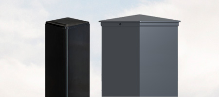 Post for gate and side gate